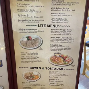 ramen and noodles, menu