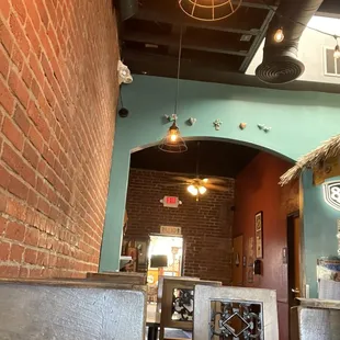 Inside restaurant