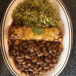 Lite Chicken Enchilada Combo