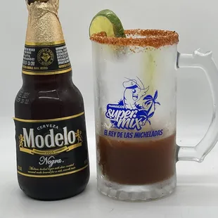  beer and a glass