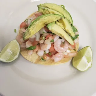 Tostada de Camaron