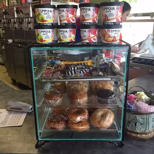 Baked fresh daily goods. Bagels made in house