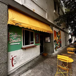 outside of a restaurant