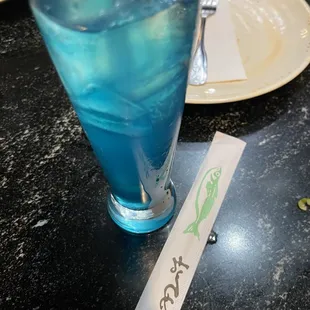 drink, sushi and sashimi