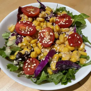 4. Super Salad with Roasted Sesame Dressing