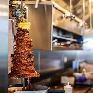 Fresh carved Al Pastor