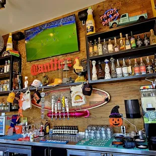 Wowser. Great display of tg3 famous liquors here at Super Panga National Taco Day! Let's go!