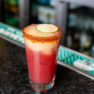 New Tsunami! Ask for a "tsunami" and get a frozen margarita topper on any cocktail for only $2