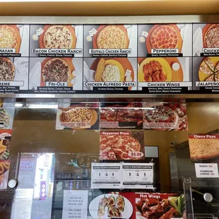 Menu in it's entirety