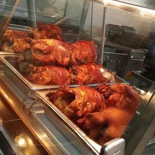 Peruvian chicken, pollo a la brasa