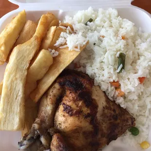 1/4 Chicken Dark Meat with 2 Sides