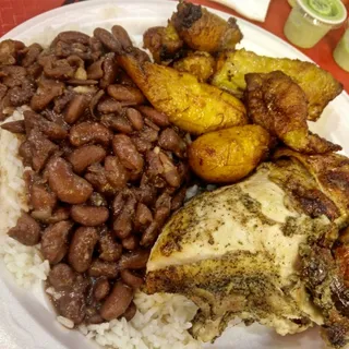 1/4 Chicken White with 2 Sides