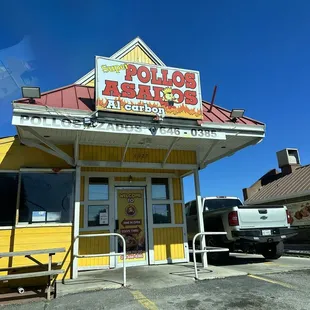 the front of a restaurant