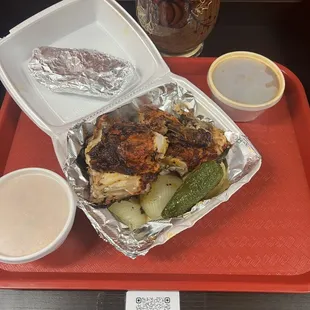 #2 - half chicken plate