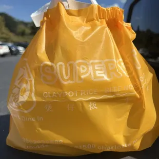 Cute carry out bag