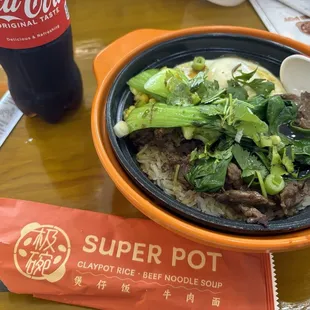 Beef &amp; Egg Clay Pot