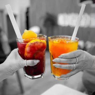 Super orange and mulberry bayberry drink | ig: whaEVAeats