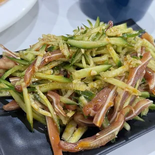 Pig Ear Cucumber Salad