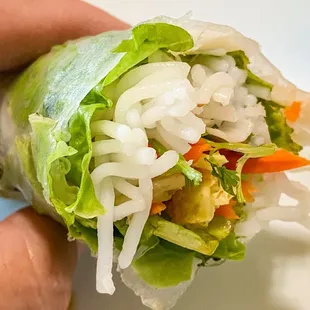 Hmong style spring rolls - the dipping sauce is fantastic very different than the Vietnamese sauce