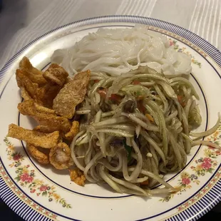 papaya salad (8 peppers)