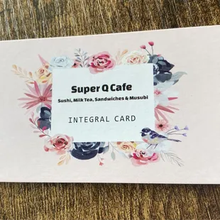 Stamp card if you spend $10 or more. I bought about $9 so I added another musubi!