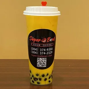Mango Bubble tea