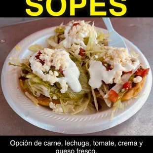 a plate of food on a table