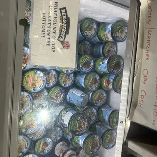 a fridge full of food