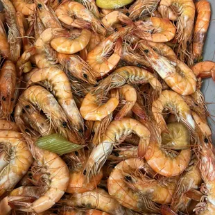 boiled shrimp $8.99/ lb
