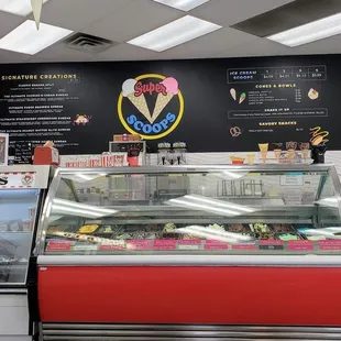 Front Counter at Scoops Centerville