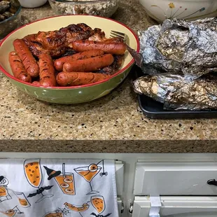 Food we bought from SSM and cooked.