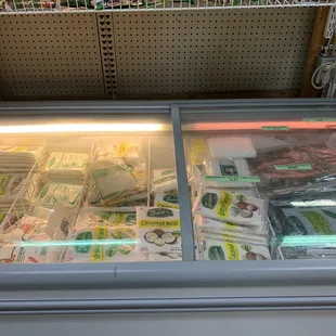 a refrigerated display case