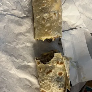 Carne asada burrito