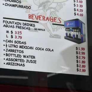 Pepsi fountain drinks (they have canned coke products tho)