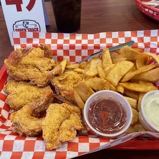 7 Fried Shrimp