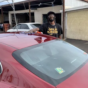 One of the friendly staff