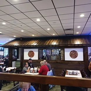 Little house hiding the soda fountain station for the servers.