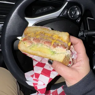 California burger on point