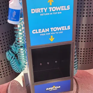 An other box with no clean towels