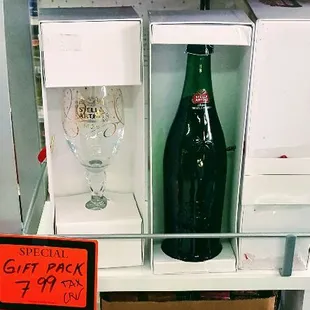 a bottle of stella artois