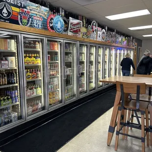 the inside of a grocery store