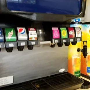 a soda dispenser