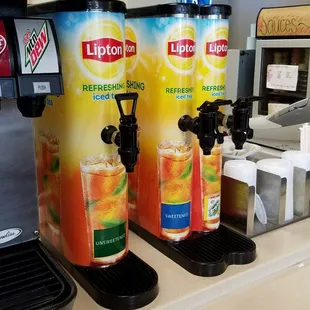 a variety of drinks