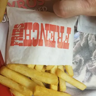 Fries come with nearly every order