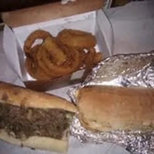 SKIP the onion rings, not worth $5