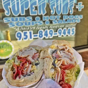 Super Sub 2 meat 12&quot; The owners are so kind, I told them make me a sandwich to their liking. The Turkey &amp; Pastrami Sub was amazing!