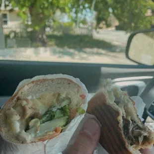 Asian (Left) &amp; Cuban (Right) Sandwich