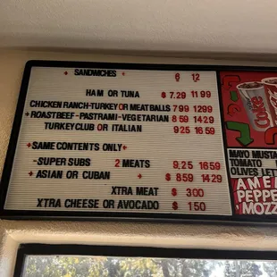 pizza, menu