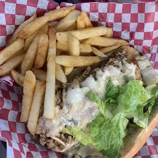 It was the special, forgot what it was called. Chicken