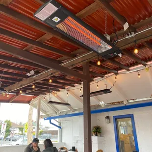 Now with heat lamps!